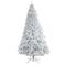 10ft. Pre-Lit White Artificial Christmas Tree, Clear LED Lights